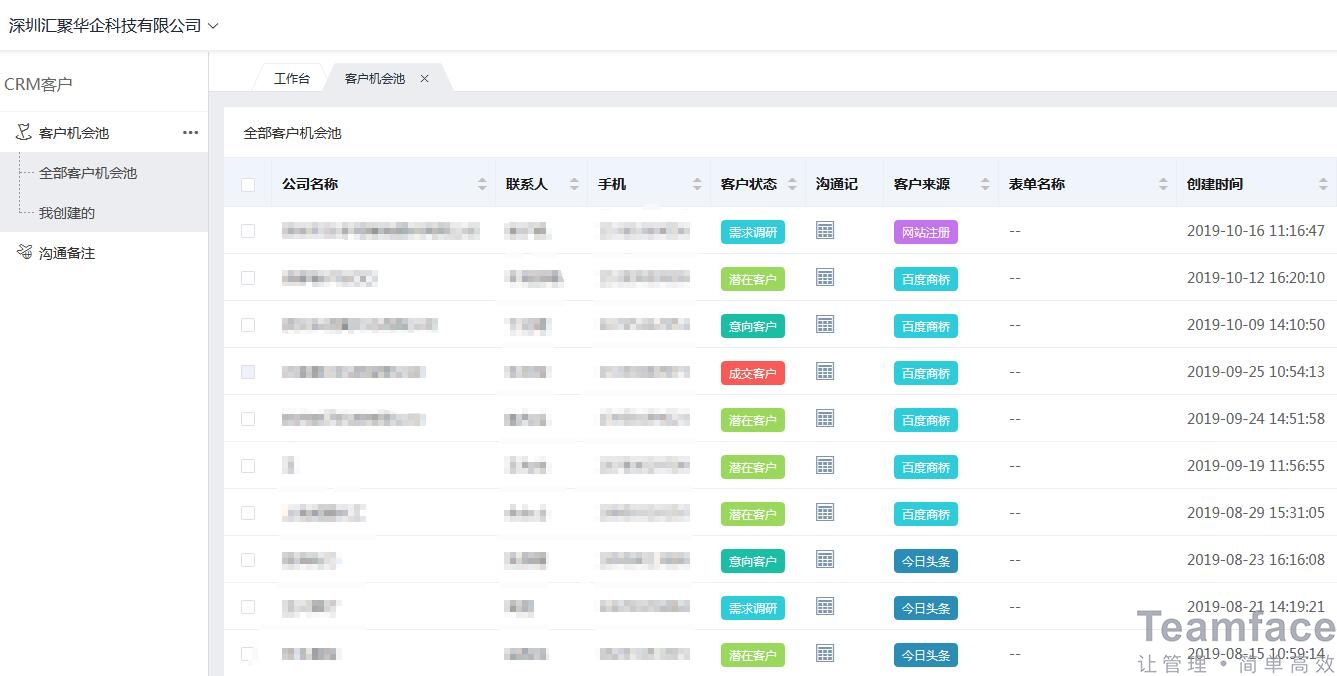 成都客戶管理系統定制開發(fā)，teamface帶你了解定制企業(yè)管理系統